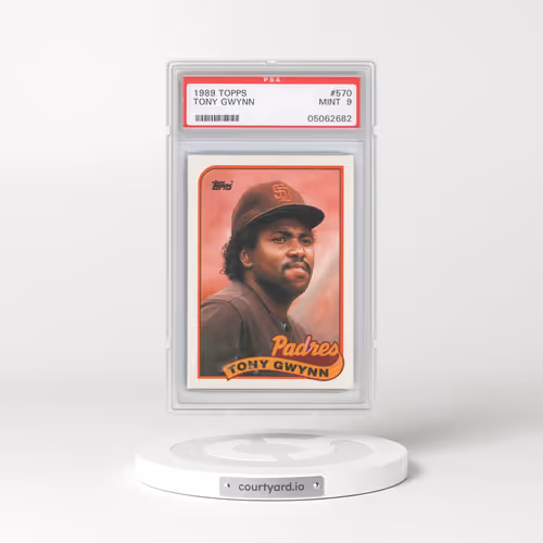 1989 Topps #570 Tony Gwynn (PSA 9 MINT)