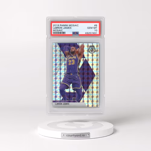 2019 Panini Mosaic #8 LeBron James - Mosaic (PSA 10 GEM MINT)