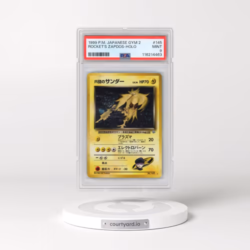 1999 Pokémon Gym 2 #145 Rocket's Zapdos - Holo (PSA 9 MINT)