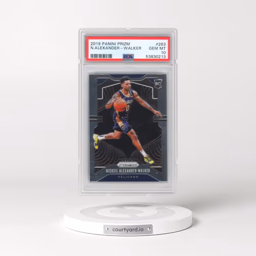 2019 Panini Prizm #263 Nickeil Alexander-Walker (PSA 10 GEM MINT)
