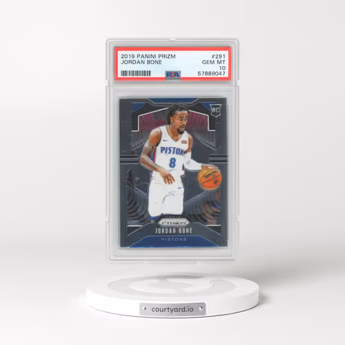 2019 Panini Prizm #291 Jordan Bone (PSA 10 GEM MINT)