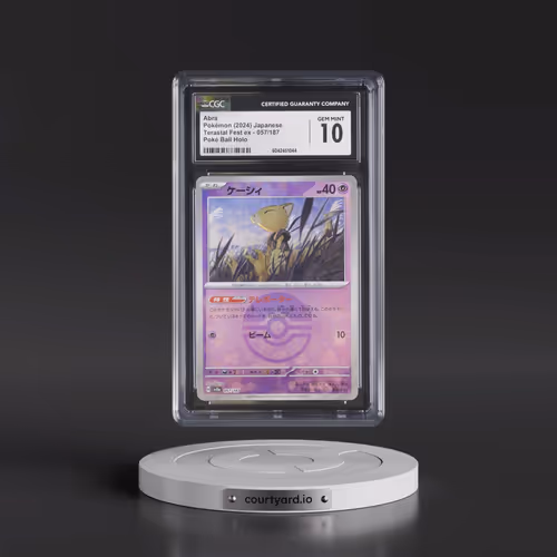 2024 High Class Pack: Terastal Fest ex - sv8a #057/187 Abra - Poké Ball Holo (CGC 10 GEM MINT)