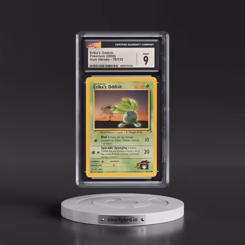 2000 Gym Heroes #78/132 Erika's Oddish (CGC 9 MINT)