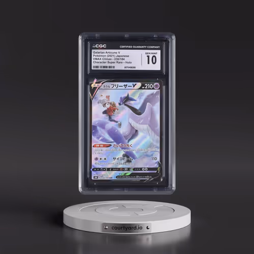 2021 VMAX Climax #230/184 Galarian Articuno V - Holo Character Super Rare (CGC 10 GEM MINT)