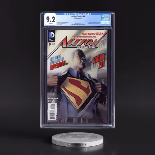 Action Comics #9 CGC 9.2 White Pages (DC Comics, 7/12) - Universal