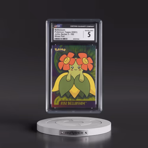 2001 Johto Series 3 (Circular Nintendo Seal) #182 Bellossom - Silver Foil (CGC 5 EX)