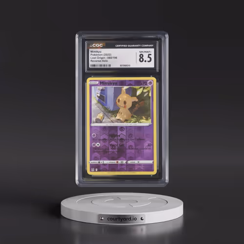 2022 Lost Origin #080/196 Mimikyu - Reverse Holo (CGC 8.5 NM-MT+)