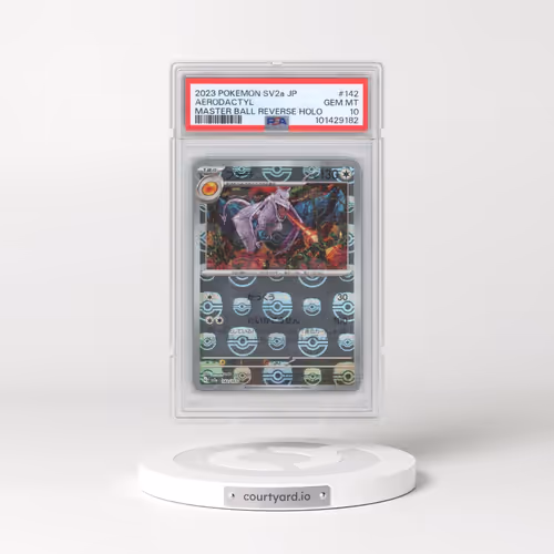 2023 Pokémon Sv2a-Pokemon 151 #142 Aerodactyl - Reverse Holo Master Ball (PSA 10 GEM MINT)