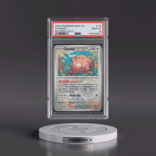 2023 Pokémon Mew EN-151 #113 Chansey - Reverse Holo (PSA 10 GEM MINT)