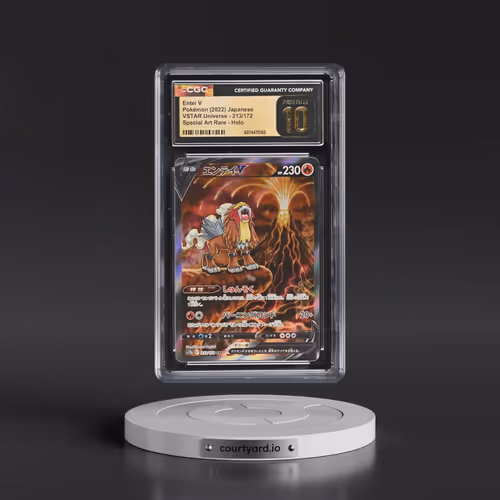 2022 VSTAR Universe #213/172 Entei V - Special Art Rare Holo (CGC 10 PRISTINE)