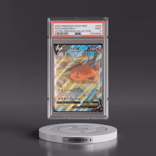 2022 Pokémon Swsh Black Star Promo #260 Charizard V - Holo Full Art Sword & Shield Ultra-Premium Col