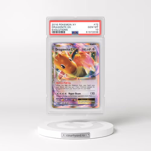 2016 Evolutions #72 Dragonite EX - Holo (PSA 10 GEM MINT)