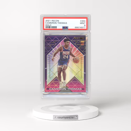 2021 Panini Recon #204 Cameron Thomas - Holo (PSA 9 MINT)