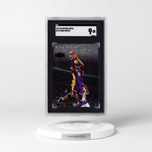 1999 Skybox Metal #115 Kobe Bryant (SGC 9 MINT)