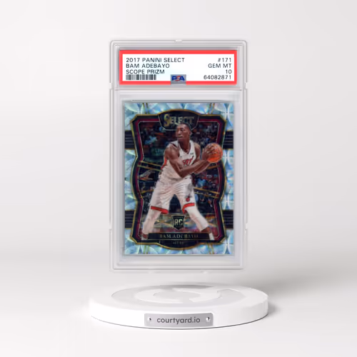 2017 Panini Select #171 Bam Adebayo - Scope Prizm (PSA 10 GEM MINT)