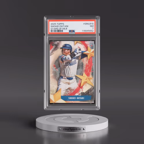 2025 Topps Stars of MLB #SMLB10 Shohei Ohtani (PSA 7 NM)