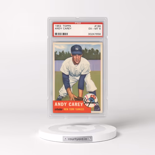 1953 Topps #188 Andy Carey (PSA 6 EX-MT)