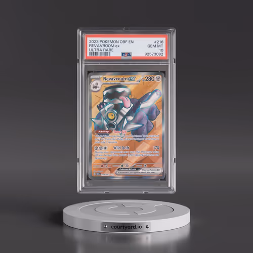 2023 Pokémon Obf EN-Obsidian Flames #216 Revavroom EX - Holo Ultra Rare (PSA 10 GEM MINT)