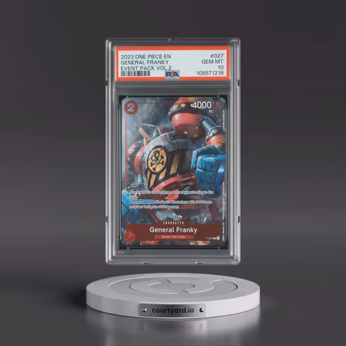 2023 One Piece Promos #027 General Franky - Event Pack Vol.2 (PSA 10 GEM MINT)