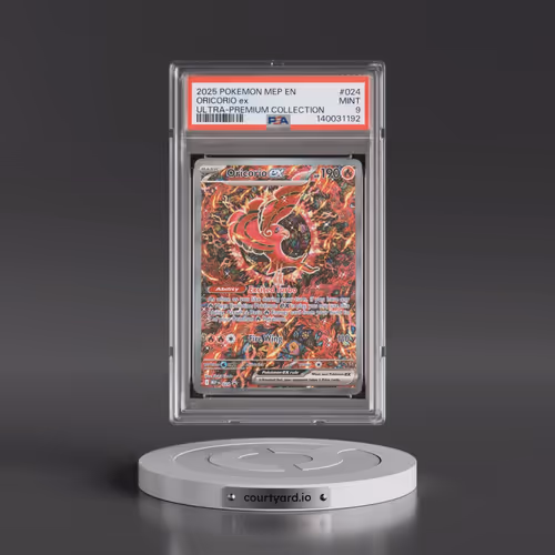 2025 Pokémon Mep EN-Me Black Star Promo #024 Oricorio EX - Holo Mega Charizard X EX Ultra-Premium Co
