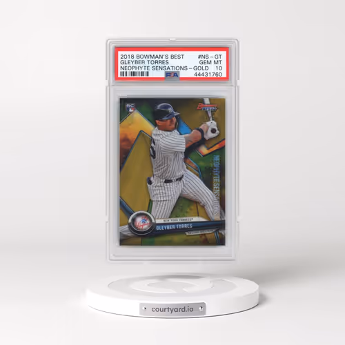 2018 Bowman's Best Neophyte Sensations #NS-GT Gleyber Torres - Gold (PSA 10 GEM MINT)