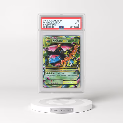 2016 Pokémon XY Evolutions #2 M Venusaur EX - Holo (PSA 9 MINT)
