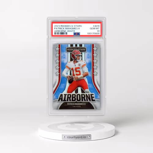 2023 Panini Rookies & Stars Airborne #AI16 Patrick Mahomes II - White (PSA 10 GEM MINT)