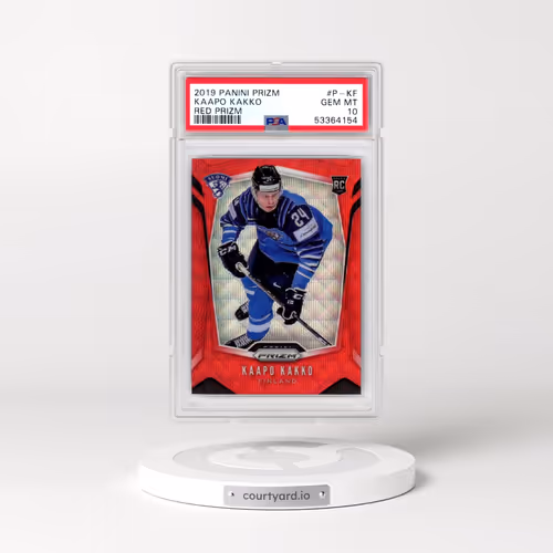 2019 Panini Prizm #P-KF Kaapo Kakko - Red Prizm (PSA 10 GEM MINT)