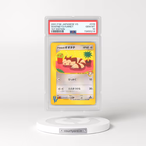 2001 Pokémon VS #018 Whitney's Furret - 1st Edition (PSA 10 GEM MINT)