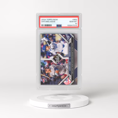 2024 Topps Now #863 Aaron Judge/Shohei Ohtani (PSA 10 GEM MINT)