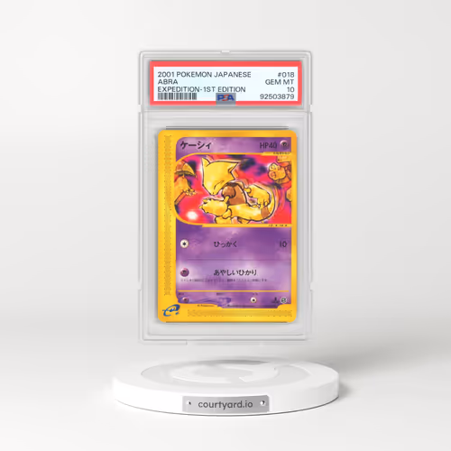 2001 Japanese Expedition #18 Abra - 1st Edition (PSA 10 GEM MINT)