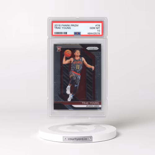 2018 Panini Prizm #78 Trae Young (PSA 10 GEM MINT)