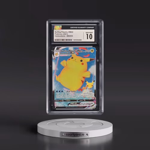 2021 Celebrations #009/025 Surfing Pikachu VMAX - Holo (CGC 10 GEM MINT)