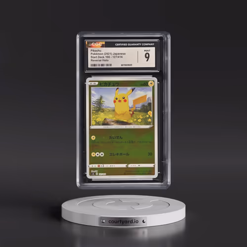 2021 Start Deck 100 #127/414 Pikachu - Reverse Holo (CGC 9 MINT)