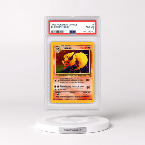 1999 Pokémon Jungle #3 Flareon - Holo (PSA 8 NM-MT)