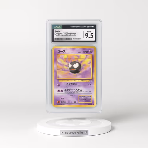1997 The Mystery of the Fossils Gastly (CGC 9.5 MINT+)