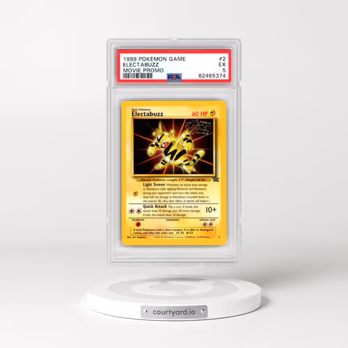 1999 Pokémon Game Movie #2 Electabuzz - Movie Promo (PSA 5 EX)