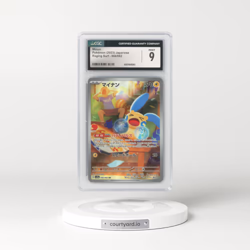 2023 Raging Surf #066/062 Minun - Holo (CGC 9 MINT)