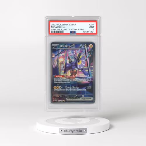 2023 Pokémon Svi EN-Scarlet & Violet #244 Miraidon EX - Holo Special Illustration Rare (PSA 9 MINT)