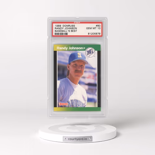 1989 Donruss Baseball's Best #80 Randy Johnson (PSA 10 GEM MINT)