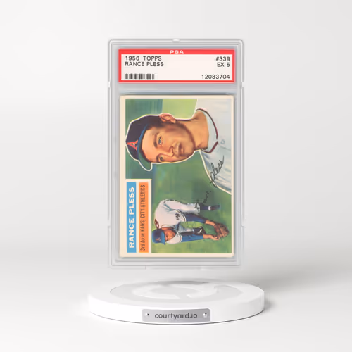 1956 Topps #339 Rance Pless (PSA 5 EX)