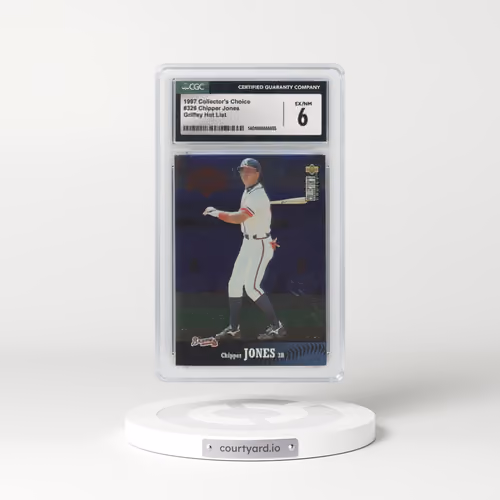 1997 Collector's Choice #326 Chipper Jones - Griffey Hot List (CGC 6 EX-NM)