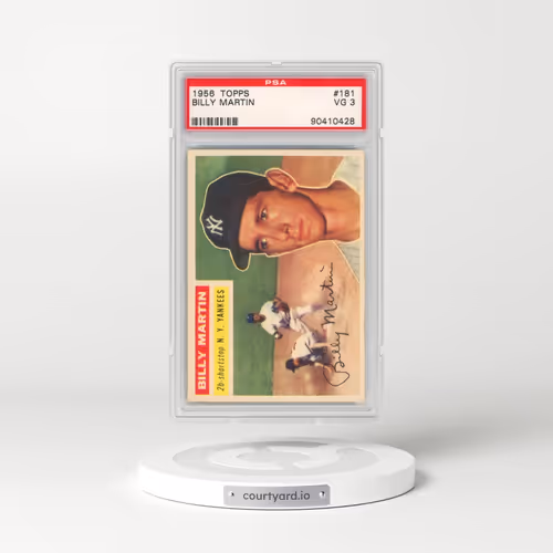 1956 Topps #181 Billy Martin (PSA 3 VG)