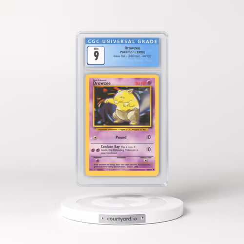1999 Base Set #49 Drowzee (CGC 9 MINT)