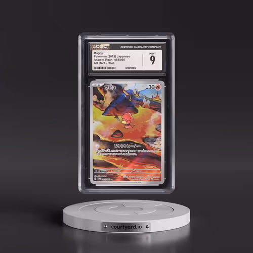 2023 Pokémon Sv4k-Ancient Roar #068 Magby - Art Rare (CGC 9 MINT)