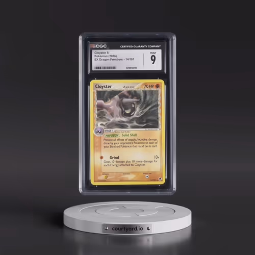 2006 EX Dragon Frontiers #14/101 Cloyster δ (CGC 9 MINT)