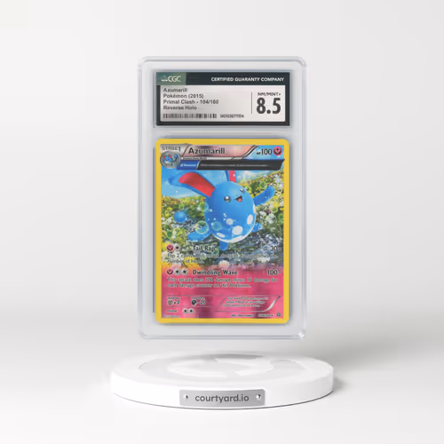 2015 Primal Clash #104/160 Azumarill - Reverse Holo (CGC 8.5 NM-MT+)