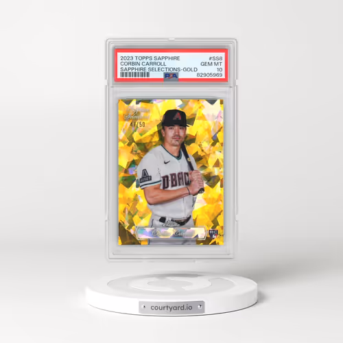 2023 Topps Chrome Sapphire Sapphire Selections #SS8 Corbin Carroll - Gold (PSA 10 GEM MINT)