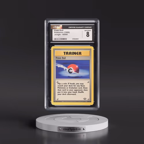 1999 Jungle #64/64 Poké Ball (CGC 8 NM-MT)