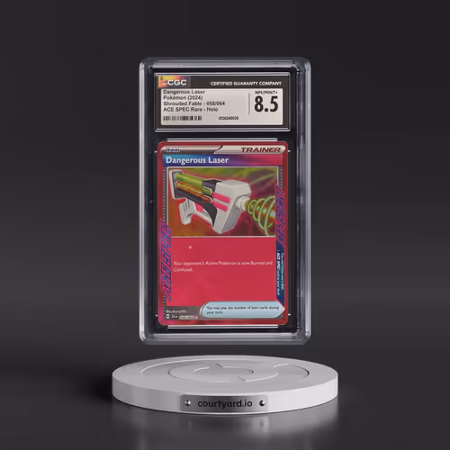 2024 Pokémon Sfa EN-Shrouded Fable #058 Dangerous Laser (CGC 8.5 NM-MT+)
